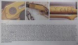 JACK CASE 101 RANCH GOLD PLATED WINCHESTER 1873 SADDLE RING CARBINE from COLLECTING TEXAS – COMES with VINTAGE POCKET WATCH - 24 of 24