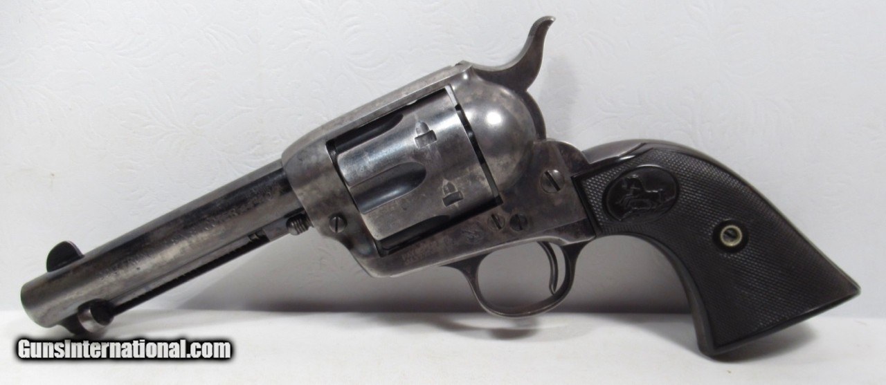 HIGH CONDITION COLT S.A.A. 44-40 REVOLVER from COLLECTING
