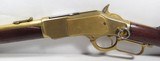 JACK CASE 101 RANCH GOLD PLATED WINCHESTER 1873 SADDLE RING CARBINE from COLLECTING TEXAS – COMES with VINTAGE POCKET WATCH - 8 of 24