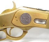 JACK CASE 101 RANCH GOLD PLATED WINCHESTER 1873 SADDLE RING CARBINE from COLLECTING TEXAS – COMES with VINTAGE POCKET WATCH - 4 of 24