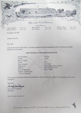 ANTIQUE COLT S.A.A. ETCH PANEL 44/40 REVOLVER from COLLECTING TEXAS – “COLT FRONTER SIX SHOOTER” - MADE 1886 - 18 of 18