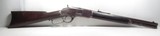 RARE ANTIQUE MODEL 1873 WINCHESTER .44 SHORT RIFLE from COLLECTING TEXAS – 16” BARREL with LETTER – SHIPPED 1887 - 1 of 22