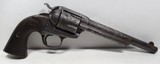 FACTORY ENGRAVED COLT BISLEY MODEL S.A.A. REVOLVER from COLLECTING TEXAS – SHIPPED to BEAUMONT, TEXAS in 1906 - 6 of 21