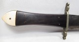 NICE GEORGE WOODHEAD BOWIE KNIFE with SHEATH from COLLECTING TEXAS – CIRCA 1850 - 2 of 9