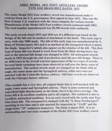 VERY FINE and RARE AMES MODEL 1832 FOOT ARTILLERY SWORD from COLLECTING TEXAS - 15 of 16