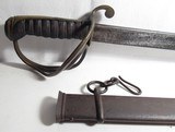 ORIGINAL N.P. AMES MODEL 1833 DRAGOON SABRE with ORIGINAL SCABBARD from COLLECTING TEXAS - 2 of 11