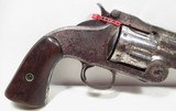 VERY EARLY S&W MODEL 3 AMERICAN SINGLE ACTION 44 REVOLVER from COLLECTING TEXAS – CIRCA 1872 - NICKEL - 5 of 15