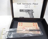 MINT COLT 38 SUPER AUTO PISTOL in ORIGINAL BOX from COLLECTING TEXAS – MADE 1967 – IVORY GRIPS - 17 of 19