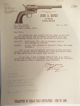 “HE CAPTURED BLACK BART” COLT S.A.A. 44-40 ETCH BANEL from COLLECTING TEXAS – BELONGING to WELLS FARGO DETECTIVE JOHN THACKER - 19 of 21