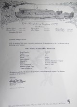 ANTIQUE COLT S.A.A. 45 CALIBER REVOLVER with FACTORY LETTER from COLLECTING TEXAS – SHIPPED 1890 - 17 of 17