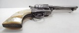 FACTORY ENGRAVED COLT S.A.A. 45 REVOLVER from COLLECTING TEXAS – SHIPPED to ARIZONA, TERRITORY in 1908 – SILVER FINISH and PEARL GRIPS - 13 of 18
