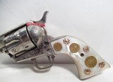FACTORY ENGRAVED COLT SINGLE ACTION ARMY .45 REVOVLER with TEXAS FAMILY & TEXAS RANGER HISTORY from COLLECTING TEXAS - 7 of 25