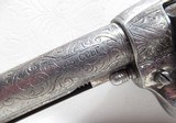 FACTORY ENGRAVED COLT S.A.A. 45 REVOLVER from COLLECTING TEXAS – SHIPPED to ARIZONA, TERRITORY in 1908 – SILVER FINISH and PEARL GRIPS - 8 of 18