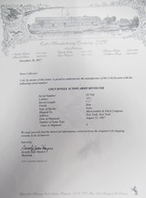 FINE HIGH CONDITION COLT S.A.A. 45 with FACTORY IVORY GRIPS from COLLECTING TEXAS – MADE 1907 – SHIPPED to ABERCROMBIE & FITCH COMPANY - 18 of 18