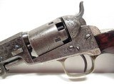 VERY FINE COLT 1849 POCKET REVOLVER from COLLECTING TEXAS – FACTORY ENGRAVED with BURL WALNUT GRIPS - 3 of 17