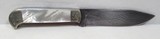 BEAUTIFUL CUSTOM ENGRAVED BOB JONES MADE KNIFE with FLORAL PATTERN TOOLED LEATHER SHEATH from COLLECTING TEXAS - 8 of 22