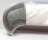 BEAUTIFUL CUSTOM ENGRAVED BOB JONES MADE KNIFE with FLORAL PATTERN TOOLED LEATHER SHEATH from COLLECTING TEXAS - 10 of 22