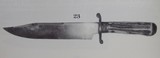 J. GILL, PERCY STREET LONDON MADE BOWIE KNIFE from COLLECTING TEXAS - 19 of 20