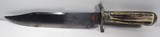 J. GILL, PERCY STREET LONDON MADE BOWIE KNIFE from COLLECTING TEXAS