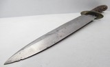 FINE LARGE ENGLISH BOWIE KNIFE by GEORGE WOSTENHOLM from COLLECTING TEXAS – I*XL CIVIL WAR ERA 10” CLIP-POINT BLADE - 10 of 14