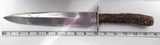 FINE LARGE ENGLISH BOWIE KNIFE by GEORGE WOSTENHOLM from COLLECTING TEXAS – I*XL CIVIL WAR ERA 10” CLIP-POINT BLADE - 11 of 14