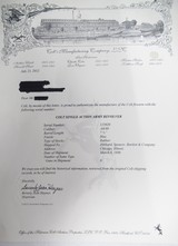 ANTIQUE COLT S.A.A. 44/40 REVOLVER from COLLECTING TEXAS – SHIPPED 1886 – 7 1/2” BARREL – FACTORY LETTER - 18 of 18