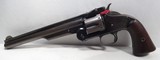 VERY HIGH CONDITION ANTIQUE SMITH & WESSON FIRST MODEL AMERICAN (MODEL No. THREE 1ST MODEL SINGLE ACTION) from COLLECTING TEXAS - 1 of 16