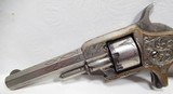 FINE ANTIQUE WHITNEYVILLE ARMORY REVOLVER – FACTORY ENGRAVED with IVORY GRIPS from COLLECTING TEXAS – No.1 SIZE NICKEL PLATED .22 CAL. in PERIOD CASE - 4 of 16