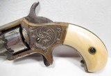FINE ANTIQUE WHITNEYVILLE ARMORY REVOLVER – FACTORY ENGRAVED with IVORY GRIPS from COLLECTING TEXAS – No.1 SIZE NICKEL PLATED .22 CAL. in PERIOD CASE - 3 of 16
