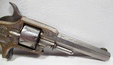 FINE ANTIQUE WHITNEYVILLE ARMORY REVOLVER – FACTORY ENGRAVED with IVORY GRIPS from COLLECTING TEXAS – No.1 SIZE NICKEL PLATED .22 CAL. in PERIOD CASE - 7 of 16