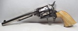 ANTIQUE TEXAS COLT 45 S.A.A. REVOLVER from COLLECTING TEXAS – NICKEL with IVORY GRIPS - SHIPPED in 1881 - 1 of 17