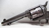 TEXAS SHIPPED ANTIQUE COLT S.A.A. 45 REVOLVER from COLLECTING TEXAS – FACTORY ENGRAVED – FT. WORTH, TEXAS SHIPPED in 1885 - 3 of 17