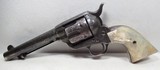 TEXAS SHIPPED ANTIQUE COLT S.A.A. 45 REVOLVER from COLLECTING TEXAS – FACTORY ENGRAVED – FT. WORTH, TEXAS SHIPPED in 1885 - 1 of 17