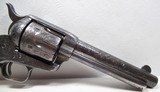 TEXAS SHIPPED ANTIQUE COLT S.A.A. 45 REVOLVER from COLLECTING TEXAS – FACTORY ENGRAVED – FT. WORTH, TEXAS SHIPPED in 1885 - 7 of 17