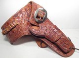 VERY NICE TOOLED 2-GUN BUSCADERO HOLSTER RIG from COLLECTING TEXAS - 1 of 9