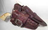 SHELTON PAYNE BELT – HOLSTER – KNIFE SHEATH from COLLECTING TEXAS – ALL THREE PIECES MARKED “SHELTON PAYNE ARMS CO. – EL PASO, TEXAS” - 1 of 12