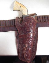 SHELTON PAYNE BELT – HOLSTER – KNIFE SHEATH from COLLECTING TEXAS – ALL THREE PIECES MARKED “SHELTON PAYNE ARMS CO. – EL PASO, TEXAS” - 6 of 12