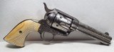 FACTORY ENGRAVED TEXAS SHIPPED COLT S.A.A. 44-40 REVOLVER from COLLECTING TEXAS – “COLT FRONTIER SIX SHOOTER” – MADE 1900 - 6 of 18
