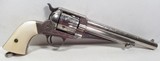 PROBABLY the FINEST ANTIQUE FACTORY ENGRAVED REMINGTON MODEL 1875 REVOLVER in EXISTENCE from COLLECTION TEXAS - 4 of 17
