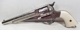 PROBABLY the FINEST ANTIQUE FACTORY ENGRAVED REMINGTON MODEL 1875 REVOLVER in EXISTENCE from COLLECTION TEXAS