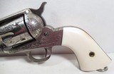PROBABLY the FINEST ANTIQUE FACTORY ENGRAVED REMINGTON MODEL 1875 REVOLVER in EXISTENCE from COLLECTION TEXAS - 2 of 17