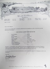 ANTIQUE COLT S.A.A. ETCH PANEL “COLT FRONTIER SIX SHOOTER” from COLLECTING TEXAS – 44/40 TEXAS DIRTY NICKEL COLT REVOLVER - 18 of 18