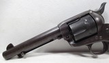 ORIGINAL UN-ALTERED COLT SINGLE ACTION ARMY REVOLVER from COLLECTING TEXAS - .45 CALIBER – SHIPPED 1912 - 4 of 17