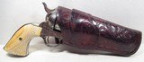FINE TOOLED HOLSTER MARKED “L.A. SESSUMS – MAKER – LONGVIEW, TEXAS” from COLLECTING TEXAS – MADE for 4 3/4” COLT S.A.A. REVOLVER - 1 of 8
