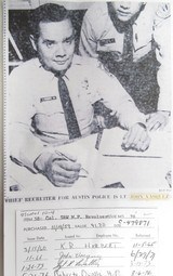 SMITH & WESSON MODEL 10 REVOLVER ISSUED to 4 DIFFERENT AUSTIN POLICE DEPT. OFFICERS from COLLECTING TEXAS – .38 SPECIAL - MADE 1960 - 19 of 19