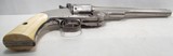 VERY RARE ANTIQUE NICKEL PLATED 2ND MODEL SCHOFIELD U.S. MARKED REVOLVER from COLLECTING TEXAS – IVORY GRIPS – CIRCA 1876-1877 - 12 of 16