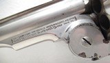 VERY RARE ANTIQUE NICKEL PLATED 2ND MODEL SCHOFIELD U.S. MARKED REVOLVER from COLLECTING TEXAS – IVORY GRIPS – CIRCA 1876-1877 - 8 of 16