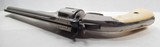 VERY RARE ANTIQUE NICKEL PLATED 2ND MODEL SCHOFIELD U.S. MARKED REVOLVER from COLLECTING TEXAS – IVORY GRIPS – CIRCA 1876-1877 - 10 of 16