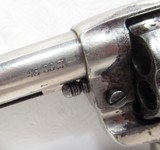 EARLY COLT MODEL 1878 “FAT GRIP” SHIPPED 1881 from COLLECTING TEXAS – 45 CAL. with 7 1/2” BARREL and NICKEL FINISH - 5 of 17