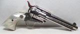 WOLF & KLAR ENGRAVED COLT 45 S.A.A. REVOLVER from COLLECTING TEXAS - SOLD to HAMPTON HARDWARE of CHICKASHA, OKLAHOMA in 1930 - 6 of 23